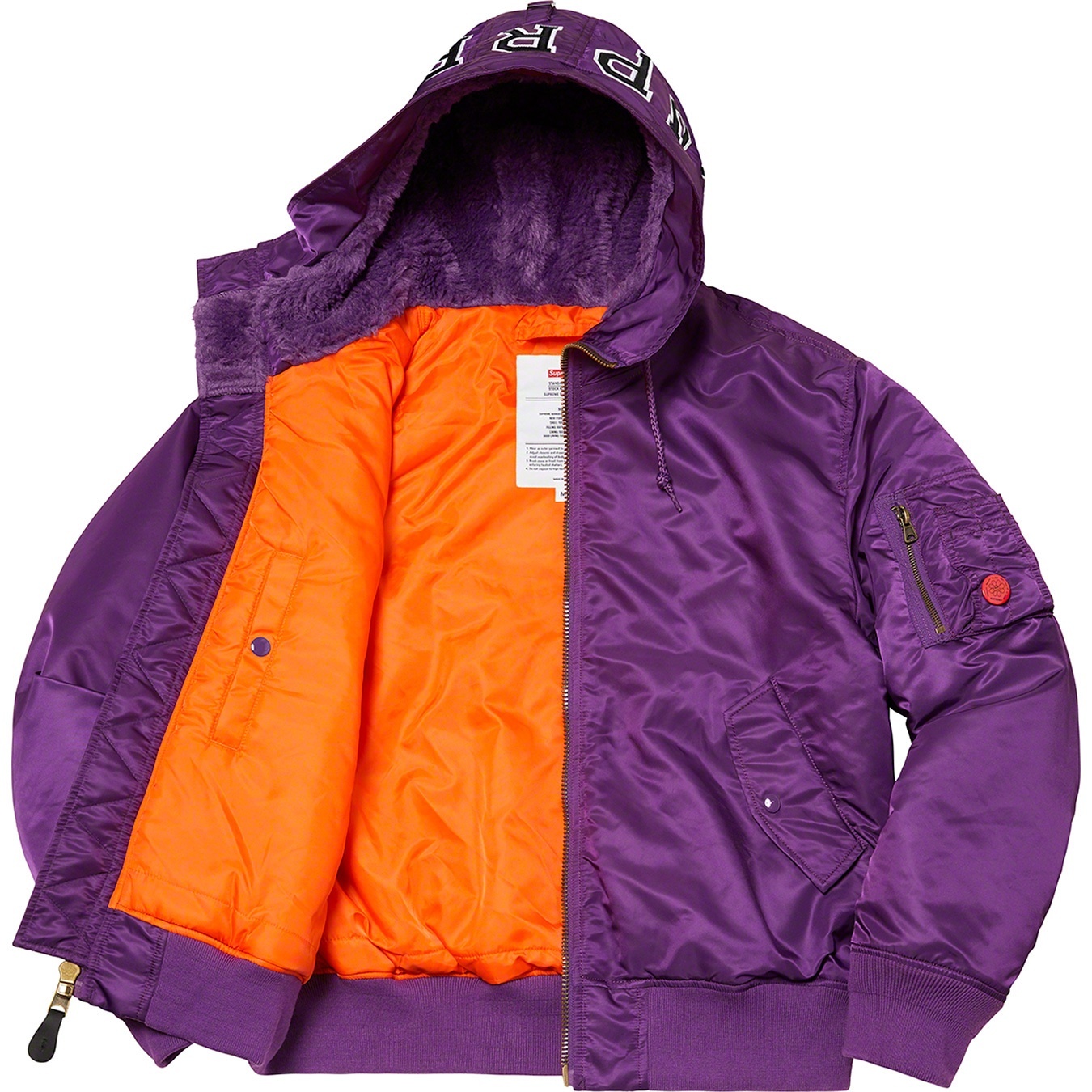 Hooded MA-1 view 19